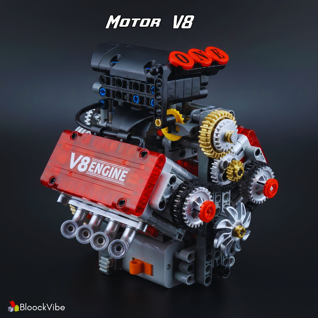 Kit Motor V8 Mecánica Funcional Real