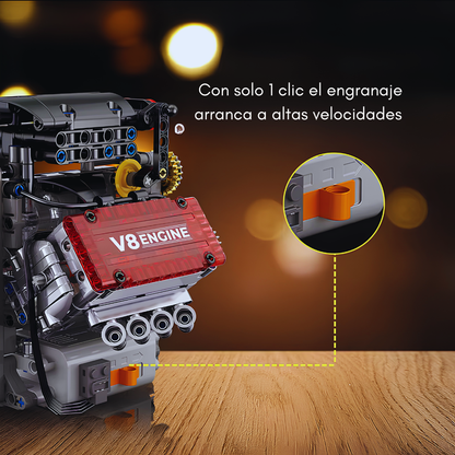 Kit Motor V8 Mecánica Funcional Real
