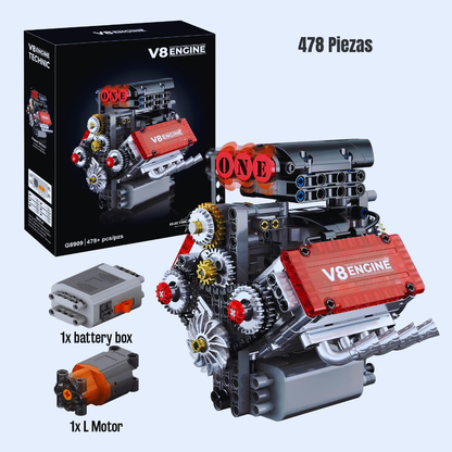 Kit Motor V8 Mecánica Funcional Real