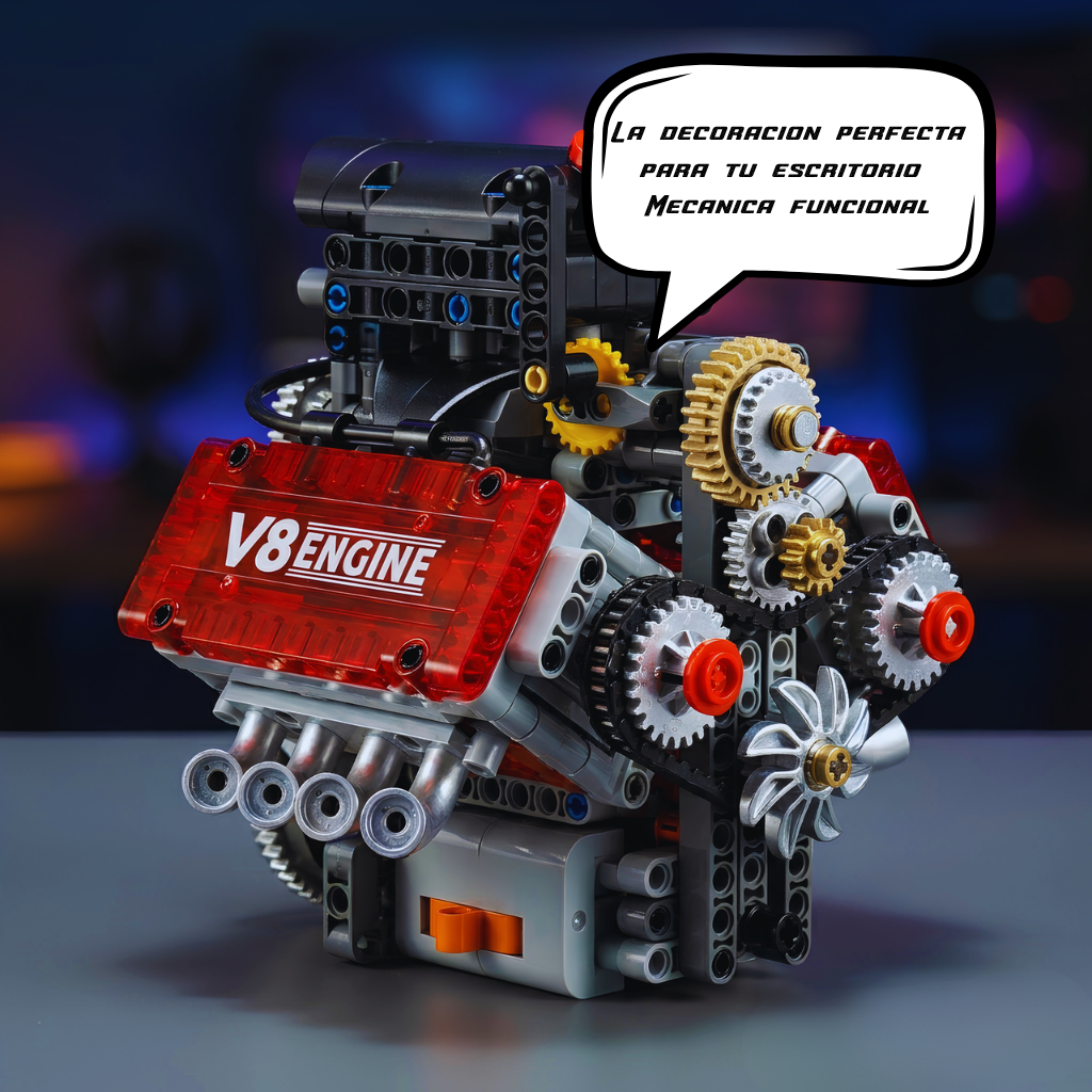 Kit Motor V8 Mecánica Funcional Real